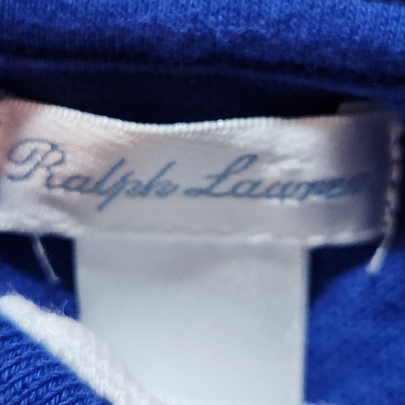 Ralph Lauren Polo shortall Size 9 months Color Royal blue - Picture 5 of 9